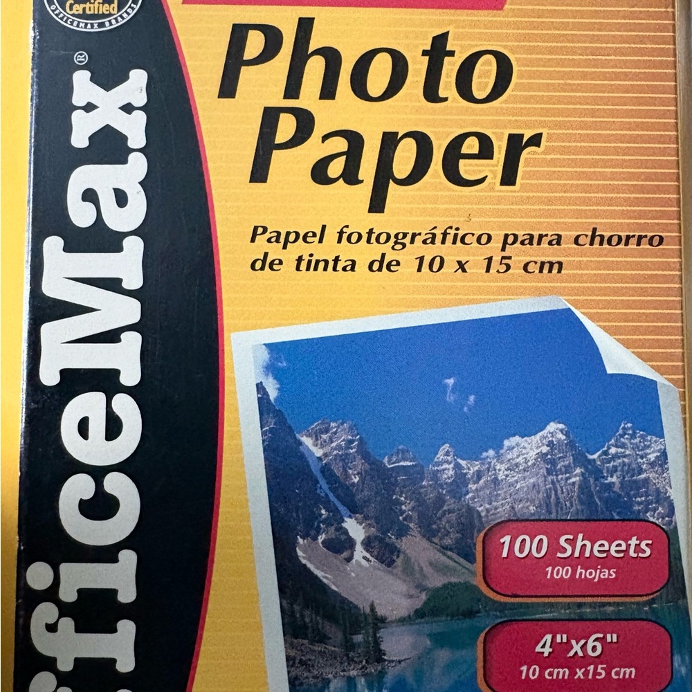 OfficeMax & JetPrint Photo Paper 4"x6"